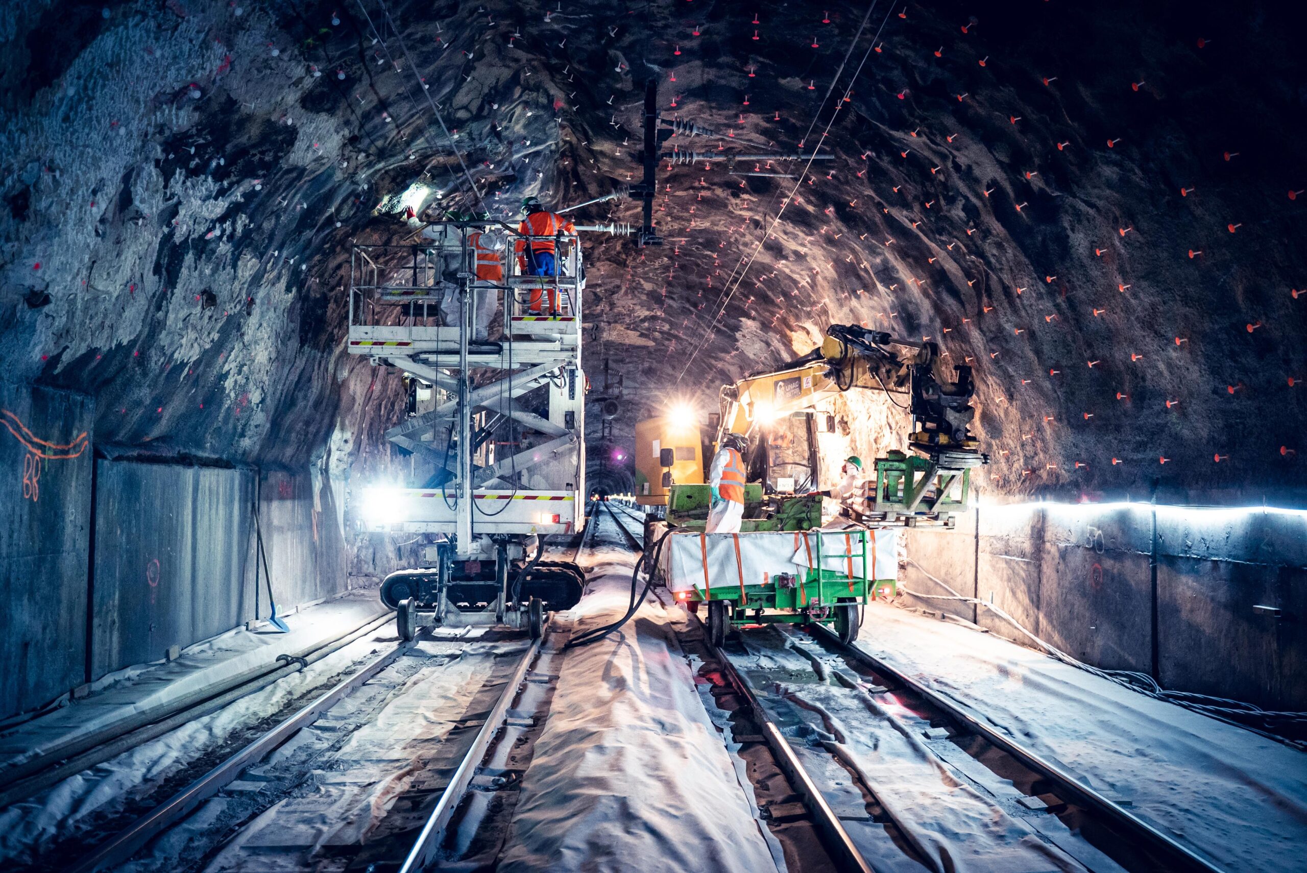 Tunnel - Ancrage et scellements